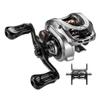 DOVIELLO HICC50 Compact Baitcaster Fishing Reels-4.7oz Ultra Smooth Fishing Reel with Magnetic Brake,8.1:1 Speed Ratio and 10+1 Bearing Reels Equipped for Saltwater Outdoor - Right Hand Dual spools view 1