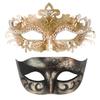 Coddsmz Couple Masquerade Mask Set Venetian Party Mardi Gras Halloween Costume Fancy Dress Mask for Women Men view 1