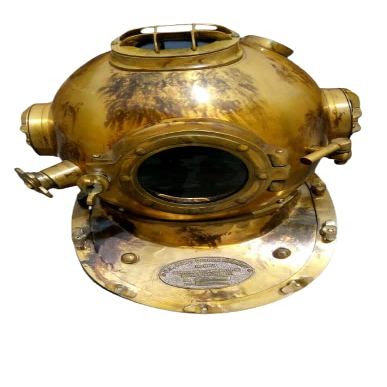 Nautica Decor Antique Diving Helmet USA Navy Mark V Deep SCA Scuba Antique Divers Helmet