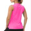 JINSHI Tennis Shirts for Women with Zipper Quick Dry Tennis Tops for Women Athletic Shirts Summer Sports Athletic Tops Red Medium view 4