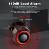 WSDCAM Smart Bike Tail Light Alarm Bike Brake Light Auto ON/Off Anti Theft Bike Alarm with Remote Waterproof Bicycle Alarm Rear Bike Light Bicycle Tail Light LED Rechargeable view 3