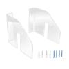 Acrylic Wall Mount Display Skateboard Brackets for Snowboarding,Skateboard Storage Display Rack,Skateboarding and Longboarding(transparent), Skateboard Storage Display Rack,Acrylic Wall Mount"ska view 1