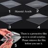 Acrylic Wall Mount Display Skateboard Brackets for Snowboarding,Skateboard Storage Display Rack,Skateboarding and Longboarding(transparent), Skateboard Storage Display Rack,Acrylic Wall Mount"ska view 4