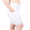Undersummers Shortlette Slip Shorts, Thigh Anti Chafing Shorts Women, Underwear with Leg Pockets and Leg Lace, 9 (3X, White) view 1