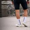 DANISH ENDURANCE Cycling Socks, Crew Length, Breathable, Cushioned, Biking Socks for Men & Women, 3 & 5-Pack, Blue, Medium view 4