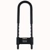 U Lock-Bicycle Combination U-Lock - Four Position Combination Padlock - Long Shackle Padlock - with Adjustable Shackle - Suitable for Bicycles, Electric Bikes, Mountain Bikes, Glass Doors view 1