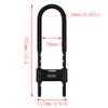 U Lock-Bicycle Combination U-Lock - Four Position Combination Padlock - Long Shackle Padlock - with Adjustable Shackle - Suitable for Bicycles, Electric Bikes, Mountain Bikes, Glass Doors view 2