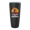 Archery Black Edition Viking Tumbler 20oz - Libe Go Archery - Hobbies Play Athletics Powerful Shot Bow Hunt Dart Archer Coach Gymnasthics view 1