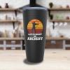 Archery Black Edition Viking Tumbler 20oz - Libe Go Archery - Hobbies Play Athletics Powerful Shot Bow Hunt Dart Archer Coach Gymnasthics view 3
