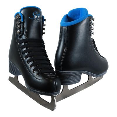 Jackson Ultima Classic SoftSkate 380 Womens Ice Skates for Women & Girls Ice Skates Comfortable Figure Skates for Ice Skating & Recreational Figure Skating, Size 7 Medium Width Black/Blue