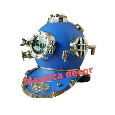 Nautica Decor Diving Helmet Vintage Style US Navy Mark V Deep Sea Marine Divers Diving Scuba