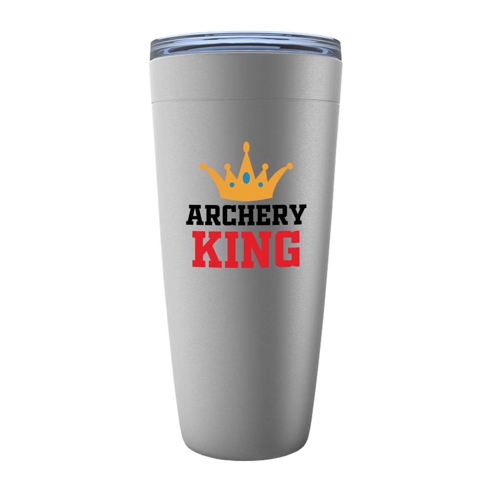 Archery Stainless Edition Viking Tumbler 20oz - Archery K - Hobbies Play Athletics Powerful Shot Bow Hunt Dart Archer Coach Gymnasthics