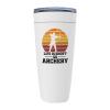 Archery White Edition Viking Tumbler 20oz - Libe Go Archery - Hobbies Play Athletics Powerful Shot Bow Hunt Dart Archer Coach Gymnasthics view 1
