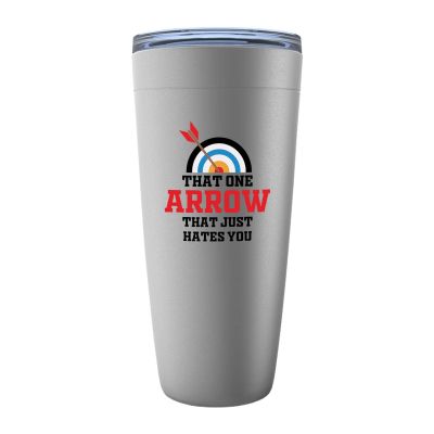 Archery Stainless Edition Viking Tumbler 20oz - Arrow That Just Hates - Hobbies Play Athletics Powerful Shot Bow Hunt Dart Archer Coach Gymnasthics