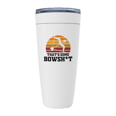 Archery White Edition Viking Tumbler 20oz - Some Bowsht - Hobbies Play Athletics Powerful Shot Bow Hunt Dart Archer Coach Gymnasthics