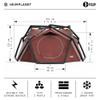 HEIMPLANET Original | 2022 The CAVE XL 3 Person Tent | Inflatable Camping Tent - 5000mm | No Tent Poles Required | Supports 1% for The Planet (4-Season) view 3