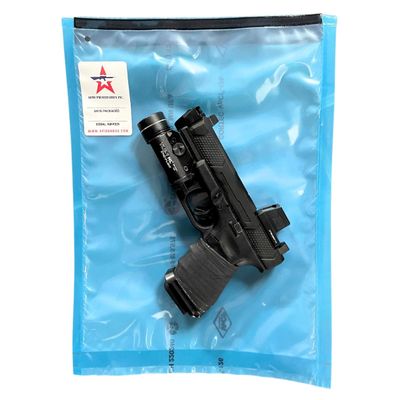 Arms Preservation Inc. Anti Rust VCI Pistol Storage Bag 8mil Thick/MIL-PRF-22019 / Reusable & Longer Lasting 5+Years Rust Prevention