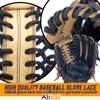 Baseball Glove Lace, 2 Pcs Authentic Cowhide Lace 79 Inch with 2 Glove Lacing Needle, Well Made and Easy to Use, Perfect Quick Repair Softball and Baseball Glove Repair Lacing Kit (Black) view 4