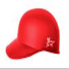 Jadekylin Youth Baseball Pitchers, Catchers Matte Skull Cap (Red) view 2