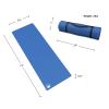Set of 2 Foam Sleeping Mats for Camping  0.5-Inch Waterproof Sleep Pad Set with Carry Straps for Cots, Tents, or Sleepovers by Wakeman (Blue) view 2