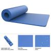 Set of 2 Foam Sleeping Mats for Camping  0.5-Inch Waterproof Sleep Pad Set with Carry Straps for Cots, Tents, or Sleepovers by Wakeman (Blue) view 4
