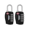 Hero Luggage Lock (Pack of 2) TSA Approved, 4 Digit Combination Padlock for Travel, Suitcases, Lockers, Backpacks view 1