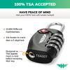 Hero Luggage Lock (Pack of 2) TSA Approved, 4 Digit Combination Padlock for Travel, Suitcases, Lockers, Backpacks view 2