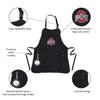 Team Sports America Collegiate Black Ohio State University Ultimate Grilling Apron Durable Cotton with Beverage Opener and Multi Tool view 3