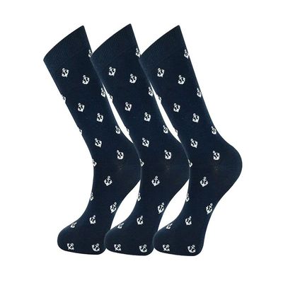 Mysocks 3 Pairs Anchor Design Children Socks