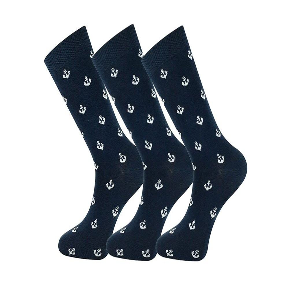 Mysocks 3 Pairs Anchor Design Children Socks