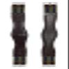Equinavia Valkyrie Fancy Stitched Padded Leather Hunter Girth - Chocolate Brown - 46 in view 2
