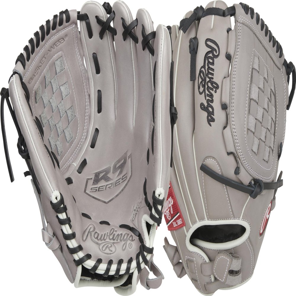 Rawlings | R9 Fastpitch Softball Glove | Basket Web | 11.5" | Right Hand Throw