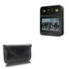 BoxWave Case Compatible with SJCam A20 - Elite Leather Messenger Pouch, Synthetic Leather Cover Case Envelope Design - Jet Black view 1