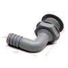 Southco Boat Thru Hull 9005257 | 1 1/8" Stainless Steel Gray 90 Degree view 3