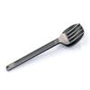 WOLF GRIZZLY Titanium Cutlery, Lightweight Fork and Spoon, Cutlery Set with Case for Camping Backpacking and Travel view 2