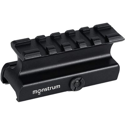 Warne Red-dot Riser, Picatinny Rail, Black, 6102M