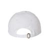 Monogram Initial Modern Shadow Letter Baseball Cap - Toddler, Youth Kids, and Adult Adjustable White Hat with Pink Letter (2-5 Toddler Size, M) view 2