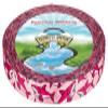 Country Brook Design - Pink Sharks Photo Quality Polyester (1 Inch, 50 Yards) view 1
