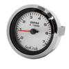 Beede Boat Tachometer Gauge 947012 | SeaCraft 3 1/4 Inch Silver Outboard view 1