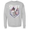 500 LEVEL Bryson Stott Sweatshirt (Crew Sweatshirt, XX-Large, Heather Gray) - Bryson Stott Philadelphia Base WHT view 1