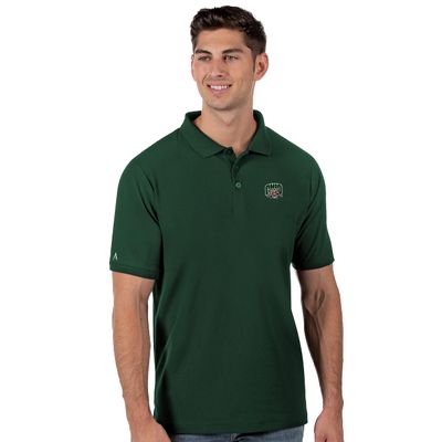 Antigua 104271038-E72853-Dark Pine-2X Ohio University 1.5 Tall Lr Mens' Legacy Pique, Dark Pine, 2X
