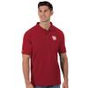 Antigua 104271022-E66305-Dark Red-Medium Houston Univ Uh Llp Mens' Legacy Pique, Dark Red, Medium view 1