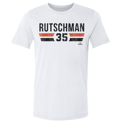 500 LEVEL Adley Rutschman Shirt (Cotton, XXX-Large, White) - Adley Rutschman Baltimore Font