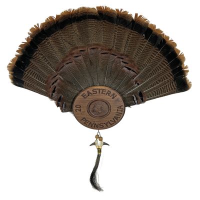 Personalized Shotgun Shell Walnut Turkey Tail Fan Display Unique Design