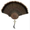 Personalized Shotgun Shell Walnut Turkey Tail Fan Display Unique Design view 1