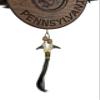 Personalized Shotgun Shell Walnut Turkey Tail Fan Display Unique Design view 3