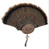 Personalized Shotgun Shell Walnut Turkey Tail Fan Display Unique Design view 4