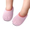 Glitter Shoes for Little Girls Infant Boys Girls Socks Toddler Breathable Mesh The Floor Socks (Pink, 0-6 Months) view 3