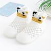 Born Navy Shoes Infant Boys Girls Animal Prints Cartoon Socks Shoes Toddler Breathable Mesh The Floor (White, 2-3 Years) view 2