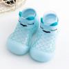 Girls Zip High Top Sneakers Infant Boys Girls Animal Prints Cartoon Socks Shoes Toddler (Light Blue, 12-18 Months) view 2